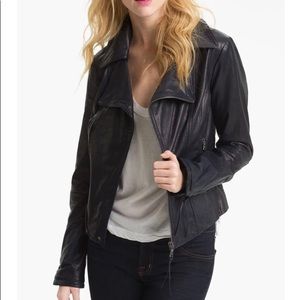 Leather motorcycle jacket bought @ Revolve